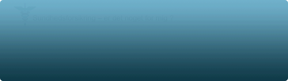 Banner sundhedsforsikringer.dk